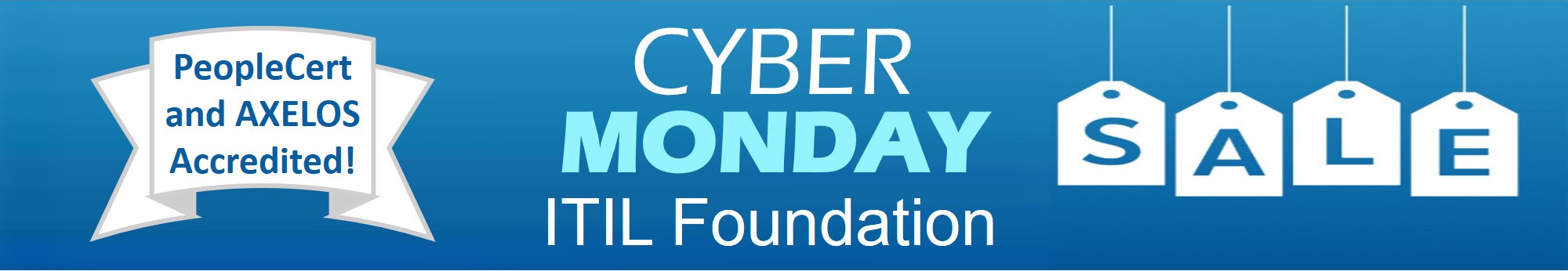 Black Friday Sale - ITIL Foundation. Offers end November 26, 2018